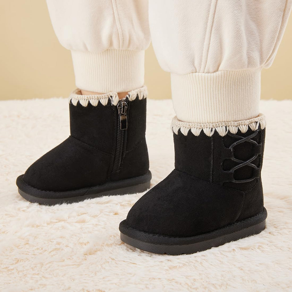 BMCiTYBM Baby Snow Winter Boots Girls Boys Infant Walker Shoes 6-12 Months