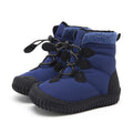 BMCiTYBM Toddler Baby Snow Winter Boots Shoes Boys Girls Cold Weather Baby Faux Fur Shoes 2-2.5 Years Navy Size 7 Toddler