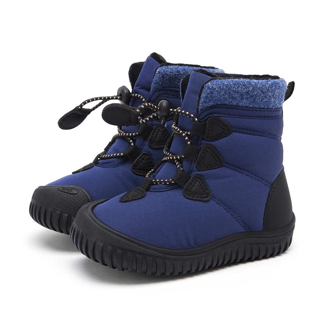 BMCiTYBM Toddler Baby Snow Winter Boots Shoes Boys Girls Cold Weather Baby Faux Fur Shoes 2-2.5 Years Navy Size 7 Toddler
