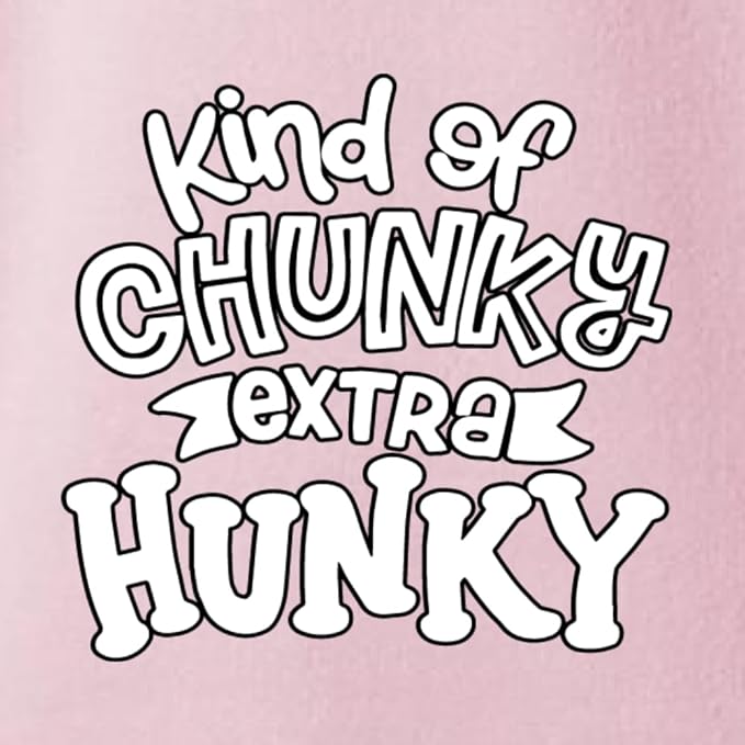 Wild Bobby Kind of Chunky Extra Hunky Humor Infant Premium Jersey Baby Bib