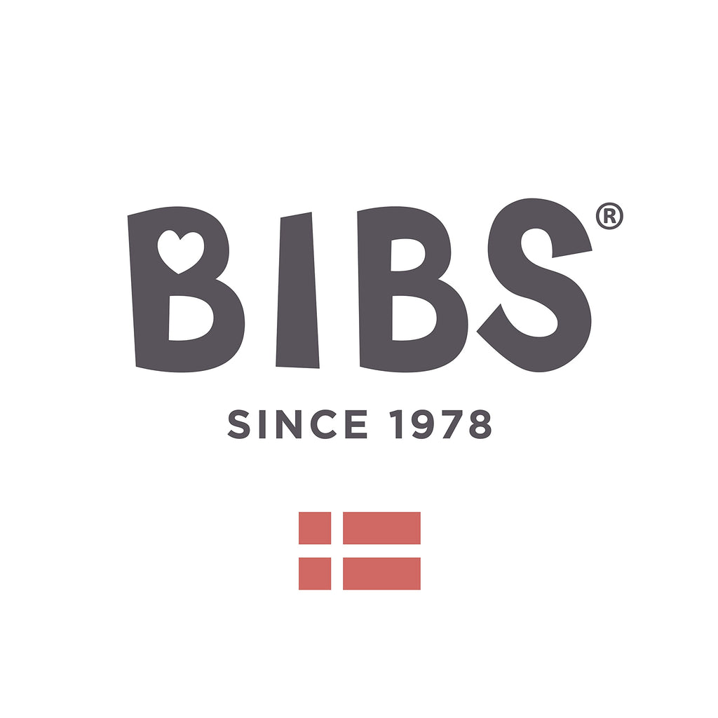 BIBS Pacifiers Colour Collection | Natural Rubber Baby Pacifier | Set of 2 BPA-Free Soothers | Made in Denmark | 0+ Months (Pack of 2) | Blush Night/Vanilla Night