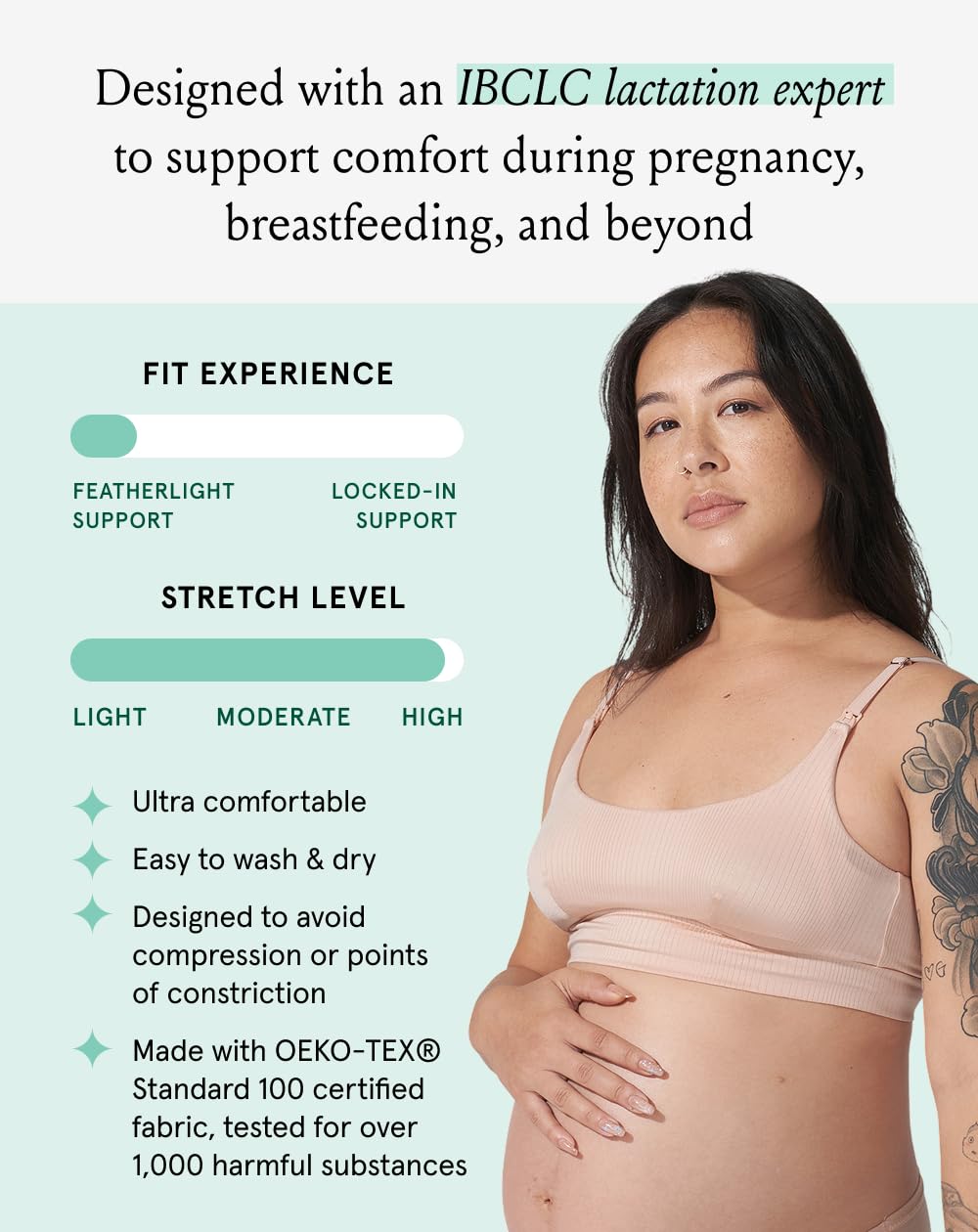 Bodily Everything Wireless Nursing & Maternity Bra with Clip Down Access