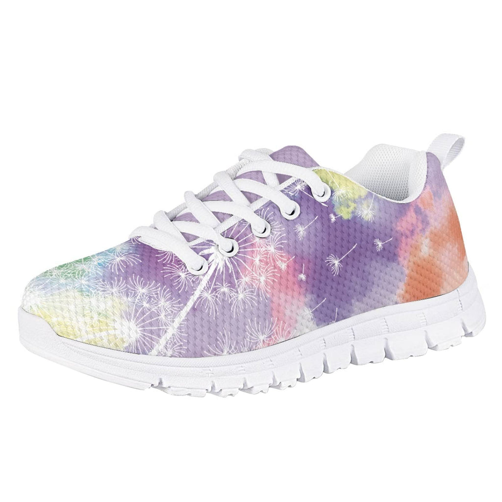 MARSVOVO Toddler Girl Slip On Sneakers Lightweight Breathable Athletic Slip On Girl Running Shoes Comfortable Classic Lace-up Resistant Tennis Play Sport Learning to Walk Shoes Tie-Dye Size 11 US