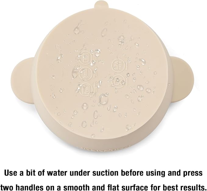 PandaEar 3 Pack Baby Bowls with Suction| Stay Put Silicone Food Bowl for Babies Kids Toddlers Infants| Food Grade Soft Safe BPA-Free Silicone (Multi-Color)