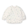 Loulou Lollipop Long Sleeve Bib for Babies & Toddlers – Waterproof, Wipeable, Easy to Clean, Spill Proof Full Sleeve Feeding Bib with Adjustable Fit, 6-36 Months Old - Ditsy Floral