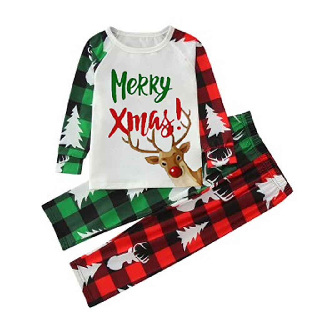 Awoscut Family Christmas Pajamas Matching Pajamas for Family, Xmas PJs Sets Holiday Sleepwear(#gj-6, Dad, XL)