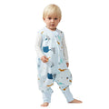 Duomiaomiao 0.5 TOG Toddler Sleep Sack 24-36 Months 100% Cotton Lightweight Baby Sleep Sack with Feet, Breathable Comfy Toddler Wearable Blanket
