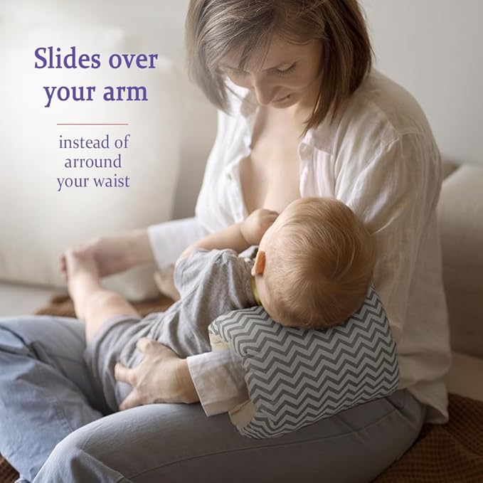 Baby Nursing Arm Breastfeeding Pillow, Breast Feeding Pillows for Babies, Bottle Feeding Travel Pillows for Newborn