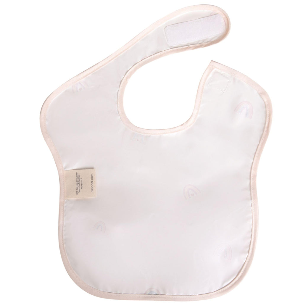 Ali+Oli Smock Bib for Baby (3-pc) Sleeveless Set (Girls) BPA-Free Oeko-Tex Certified, Mess Proof Baby Bib for Eating, Waterproof Baby Smock, Machine Washable, Toddlers Ages 6m+