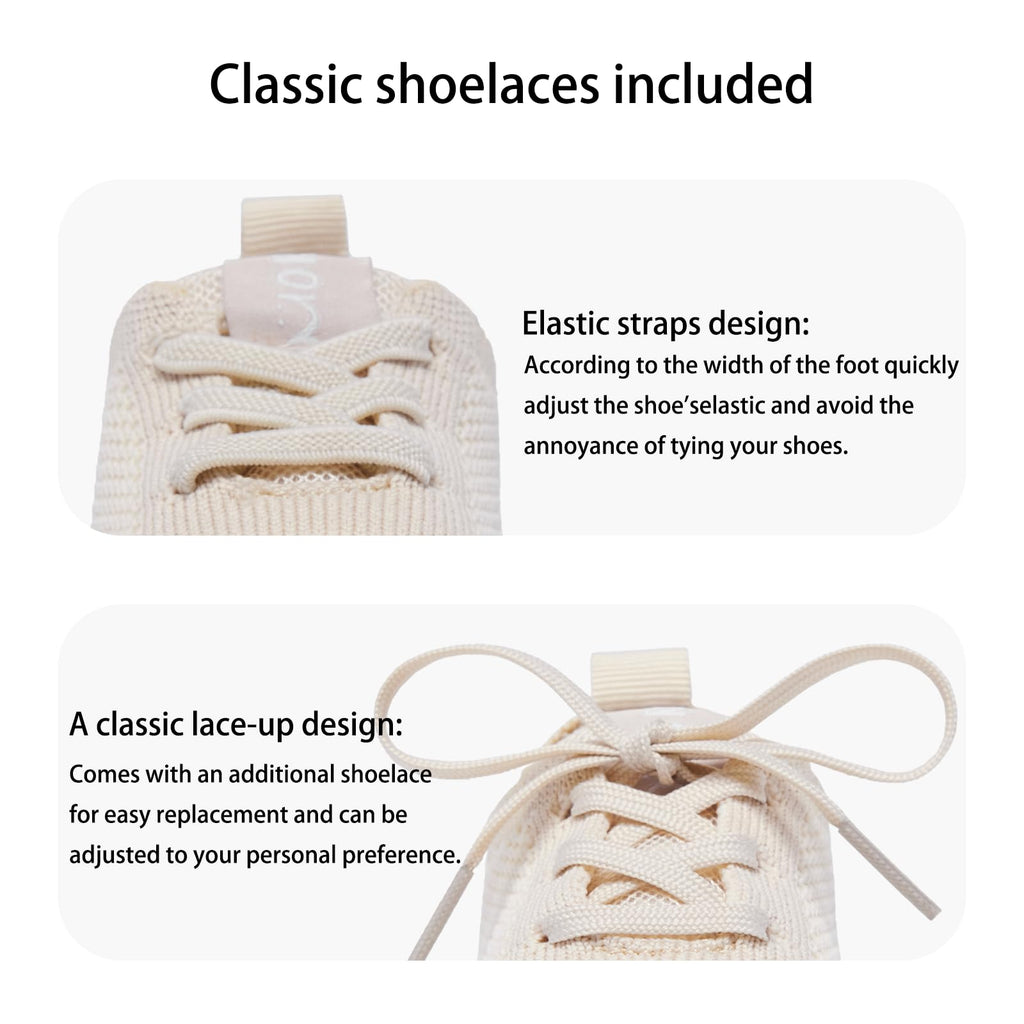 MORENDL Toddler Shoes Baby Walking Sock Shoes Infant Sneakers Boy Girl Barefoot Tennis Shoe Non-Slip Brethable Khaki Size 9