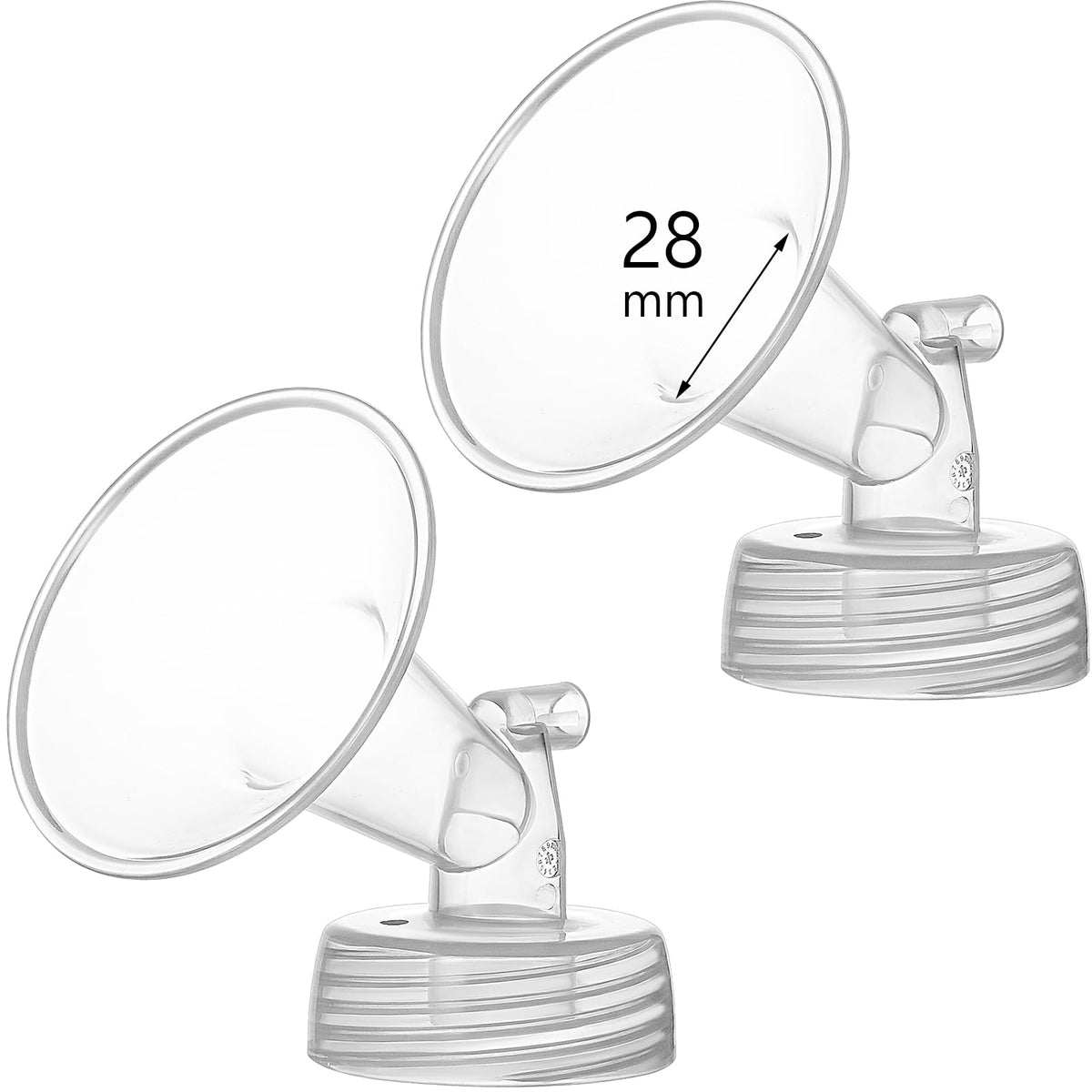 Momstouch 27mm Flange Compatible with Spectra S1 S2 9 Plus Synergy Gold Breastpump Replacement to Spectra Pump Parts and Flange; Not Original; Replaces Shield