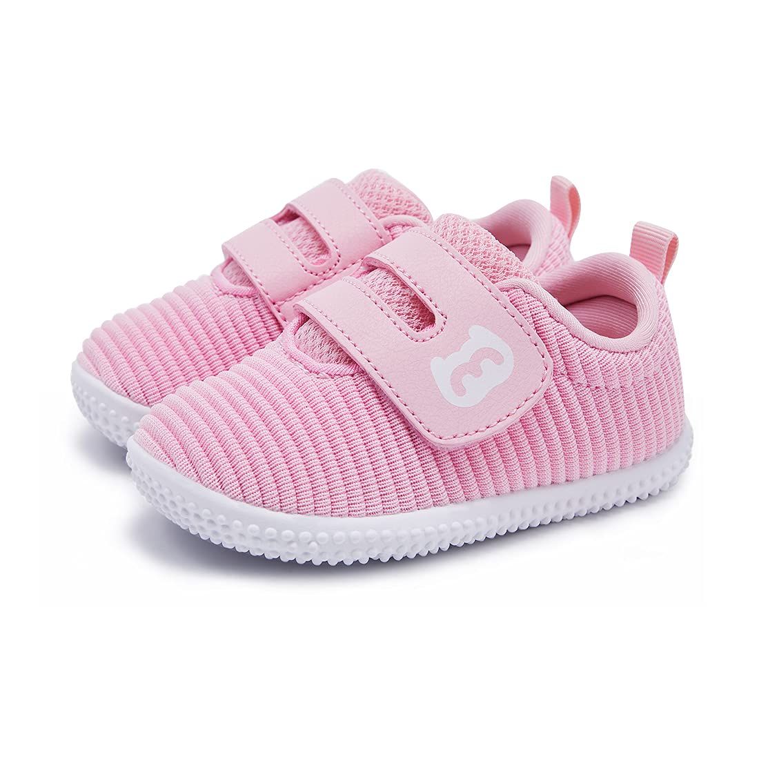 BMCiTYBM Baby Walking Shoes First Infant Sneakers Pink Size 12-18 Months