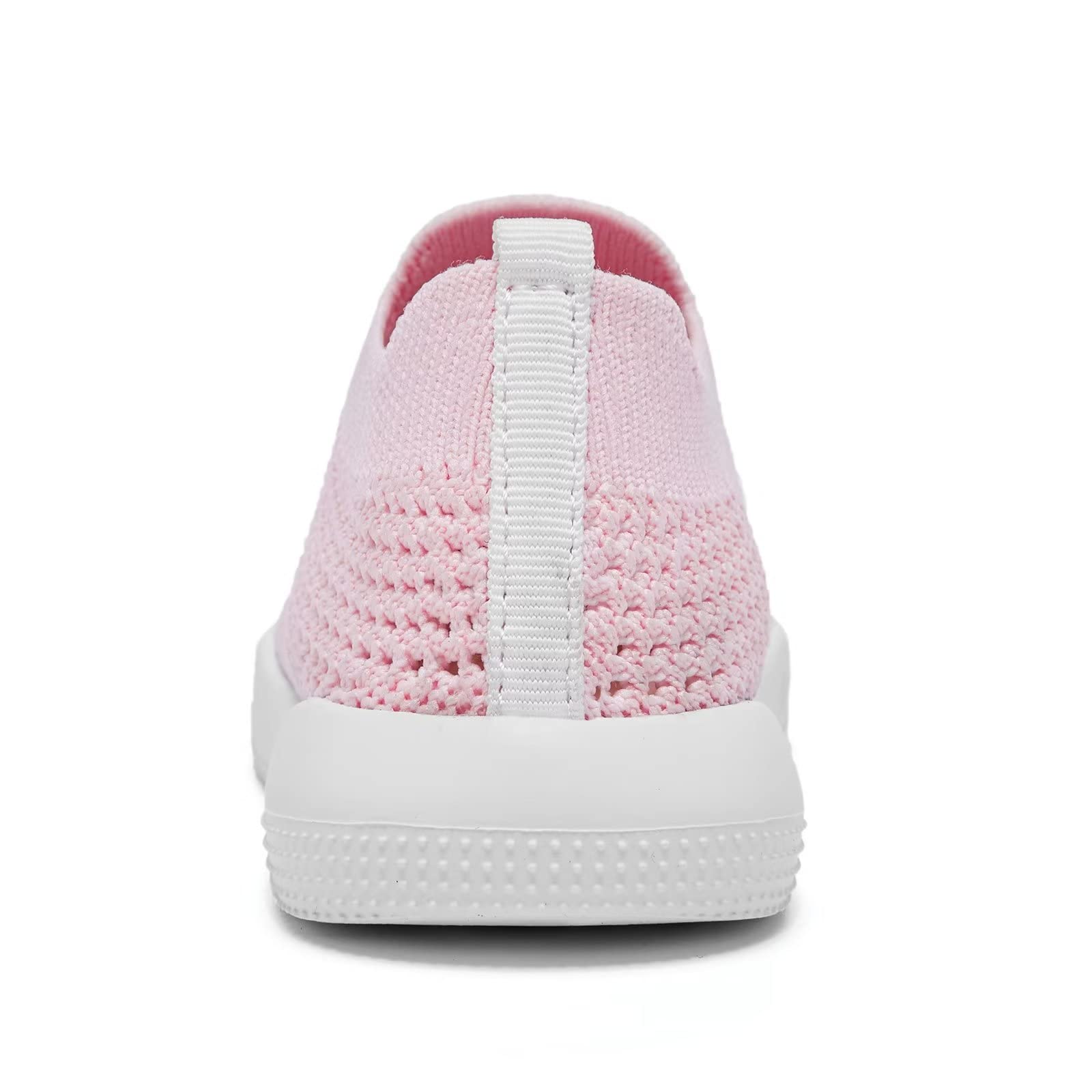 Baby Shoes Girls Boys Baby Sock Shoes with Non Slip Soft Rubber Sole Infant First Walking Sneaker Toddler Slipper Lightweight 15-18 Months Pink Heart