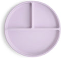 mushie Silicone Suction Plate | BPA-Free Non-Slip Design (Soft Lilac)