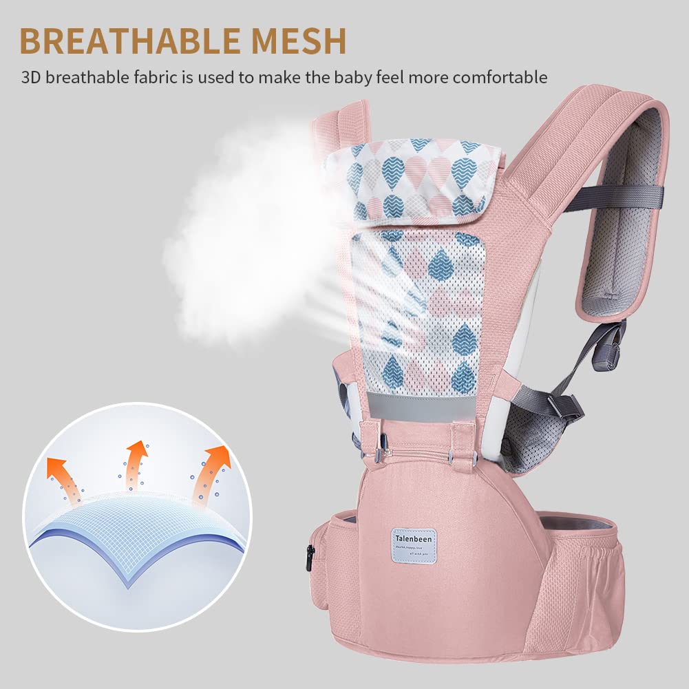 TALENBEEN Baby Carrier 6-in-1 Newborn to Toddler