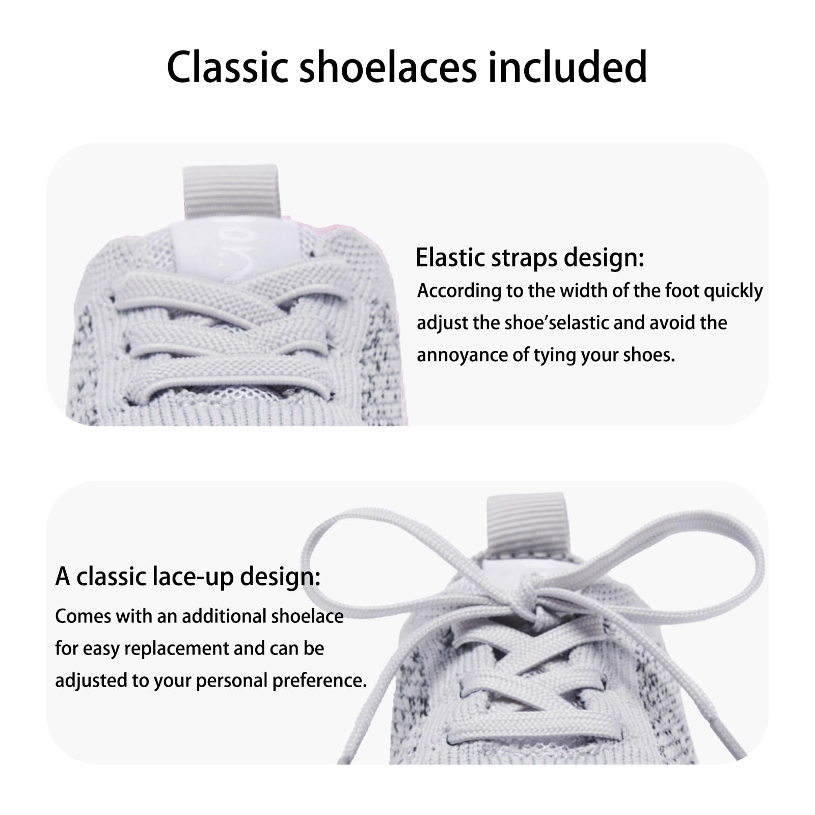 MORENDL Toddler Shoes Baby Walking Sock Shoes Infant Sneakers Boy Girl Barefoot Tennis Shoe Non-Slip Brethable Mix Dark Grey 18-24 Months