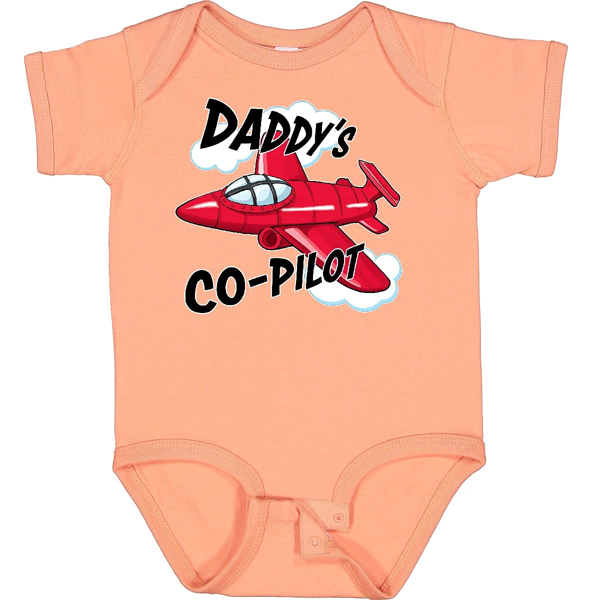 inktastic Daddys Co-Pilot for Fathers Day Baby Bodysuit 24 Months Sunset 2a3b6