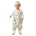Duomiaomiao 0.5 TOG Toddler Sleep Sack 36-48 Months 100% Cotton Lightweight Baby Sleep Sack with Feet, Breathable Comfy Toddler Wearable Blanket