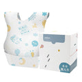 Baby and Infant Disposable Travel Bibs - Soft, Leakproof, for Toddlers Babies, Feeding, Traveling, (60PCS) Snail