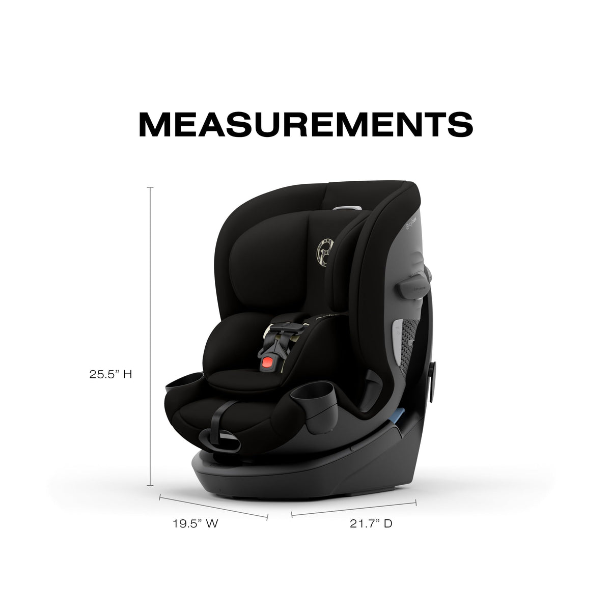 Cybex Callisto G 360 Rotating All-in-One Convertible Car Seat, Stone Grey