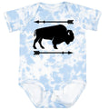 inktastic Buffalo Cute Animal Western Baby Bodysuit 6 Months Tie Dye Blue 2ae82