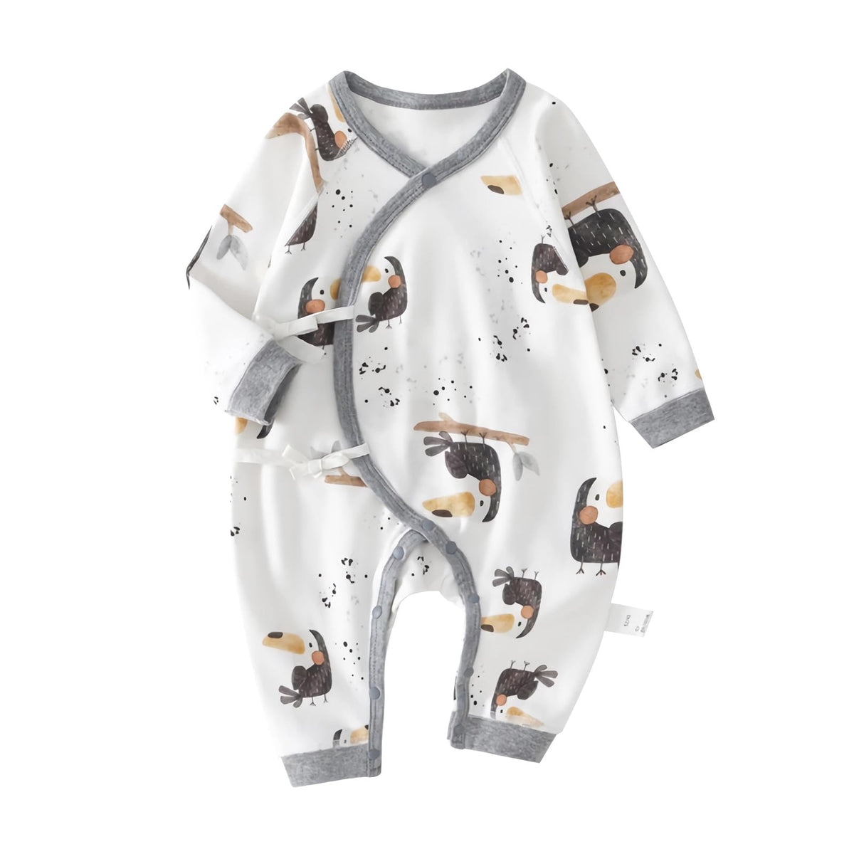 Cherie Kids Organic Cotton 0-6M Unisex Newborn Baby Sleepers Pajamas