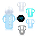 4-Pack Silicone Sleeves for Philips Avent Glass Bottles, BPA-Free Drop-Resistant Baby Bottle Sleeves with Handles, Compatible with Philips Avent Natural Glass Baby Bottles (8 oz)