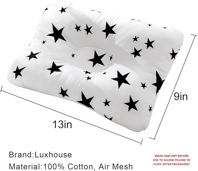 Unisex Pillow 13x9x2, Hypoallergenic Airmesh Breathable Cool 100% Cotton, Control Sweat, Ideal for Travel, Small, Car, Travel, MultiFunctual Small Decor Pillows