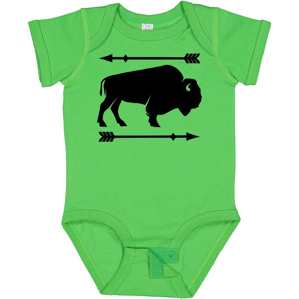 inktastic Buffalo Cute Animal Western Baby Bodysuit Newborn Apple Green 2ae82