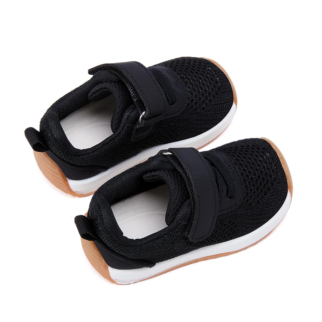 BMCiTYBM Baby Walking Shoes Unisex Infant Sneakers Black Size 18-24 Months