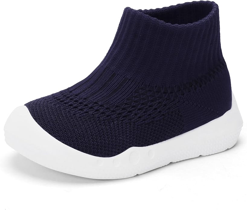 Engtoy Baby Shoes & Socks - Non-Slip Breathable Slippers with Soft Rubber Sole - Baby Boys & Girls Slip On Sneakers
