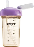 hegen PCTO™ 240ml/8oz Straw Cup PPSU Purple (Slow Flow) - 6 months and above