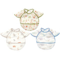 CoolaPeach 3Pack Mess Proof Lightweight Baby Bibs for Eating