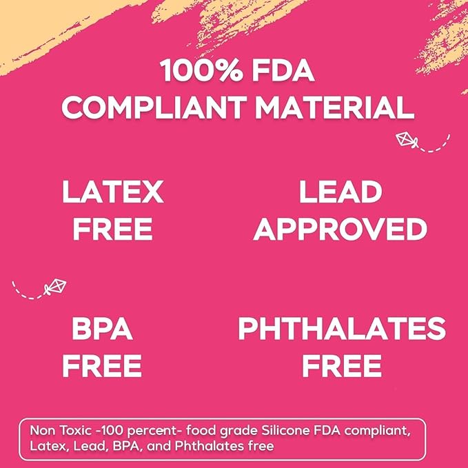 TalkTools Magenta Spoons Bumpy | Silicone Self-Feeding Utensils Set for Kid and Toddler | Encourages Lip Closure | Oral Awareness | Normalize Food Texture Acceptance (Bumpy, 6 Pack)