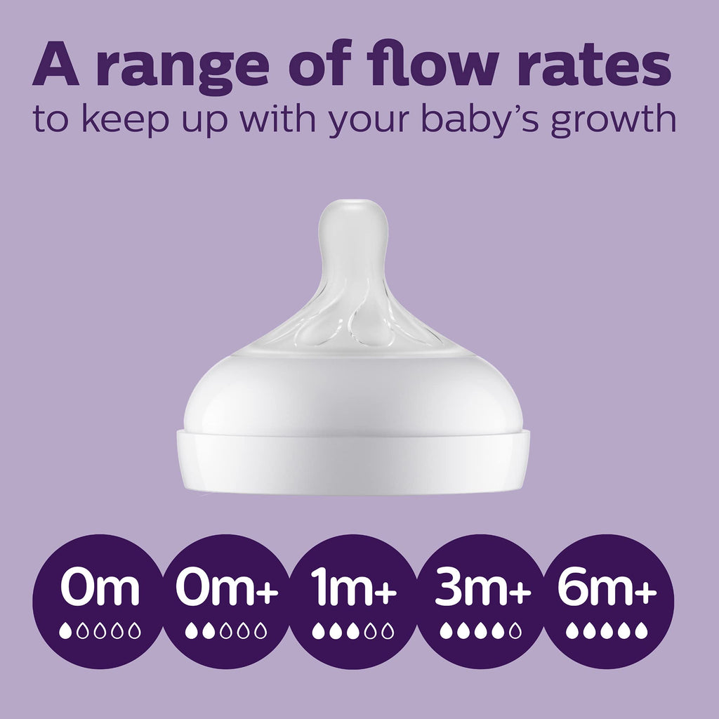 Philips Avent Natural Response Baby Gift Set - 5 Bottles, Soothie Pacifiers