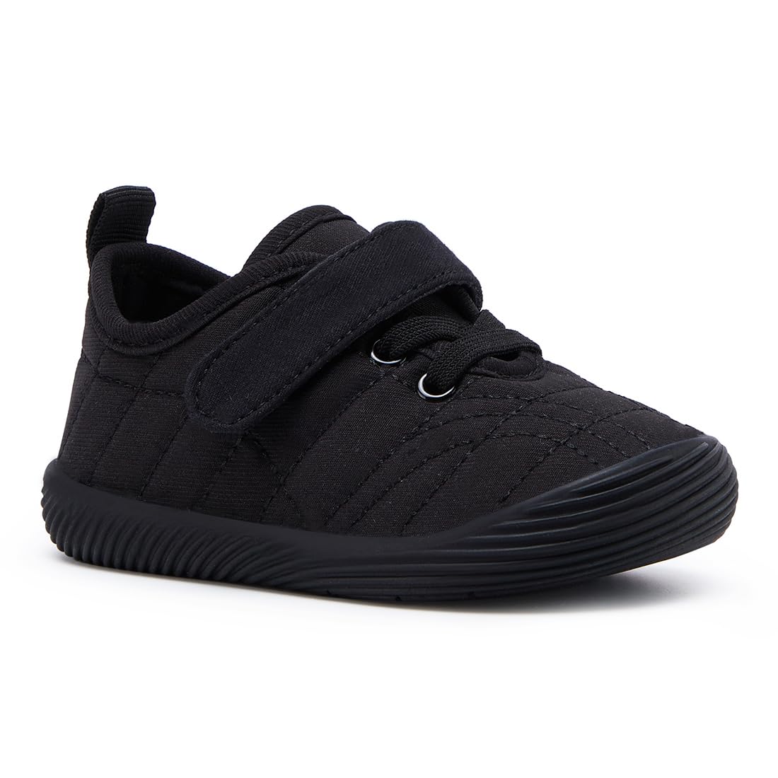 BMCiTYBM Baby Shoes Infant Boy Girl Walking Sneaker Black Size 6-12 Months