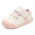 TARANIS Toddler Shoes Boys Girls Infant Sneakers Non-Slip Rubber Sole Baby Crib First Walker Shoes A Pink-White24