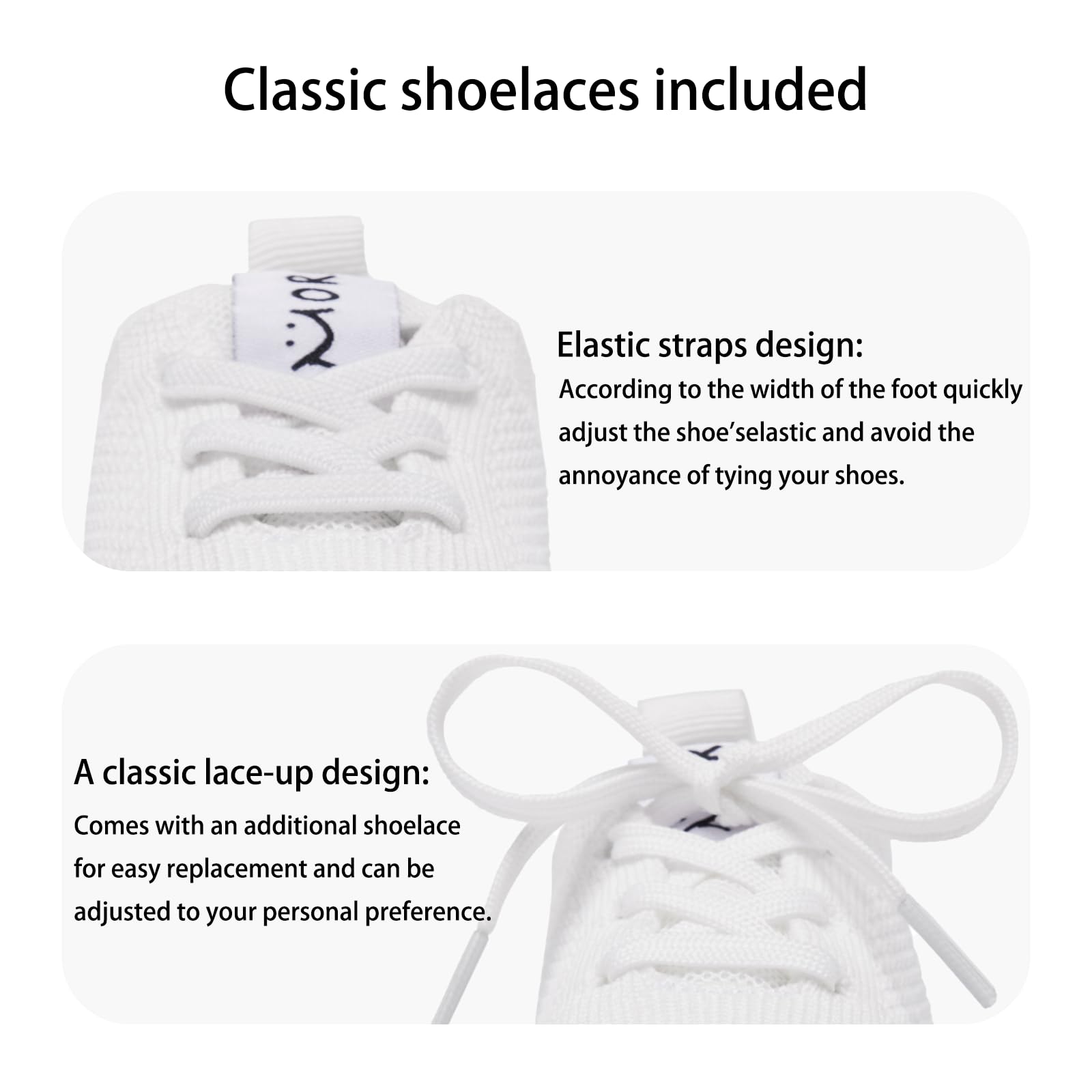 MORENDL Toddler Shoes Baby Walking Sock Shoes Infant Sneakers Boy Girl Barefoot Tennis Shoe Non-Slip Brethable White Size 9
