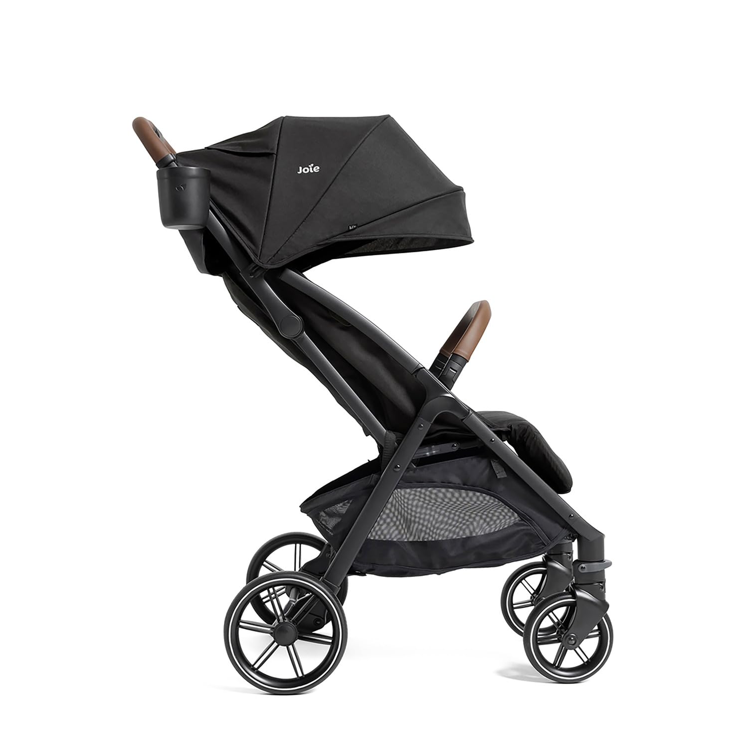 Joie Baby Nutmeg Compact Lightweight Travel Stroller, One‑Hand Fold