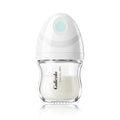 Gulicola Natural Small Glass Baby Bottle 3 oz, Very Slow Flow Nipple, 1 pk - Pink