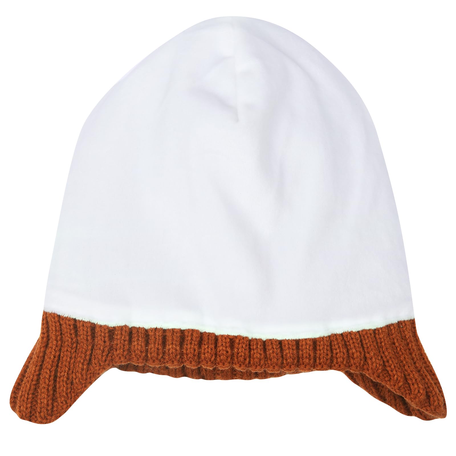 MaxNova Cute Beanies for Kids 0-6 Months Dark Orange