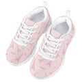 MARSVOVO Toddler Girl Slip On Sneakers Lightweight Breathable Athletic Slip On Girl Running Shoes Comfortable Lace-up Sport First Shoes for Walking Boy Girl Pink Eiffel Tower Design Size 11.5 US