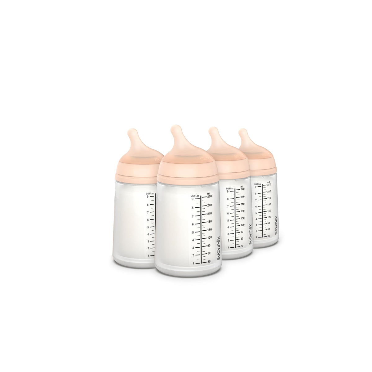 Suavinex Zero Zero Anti Colic Baby Bottle, 6 Oz, Light, 1-Pack