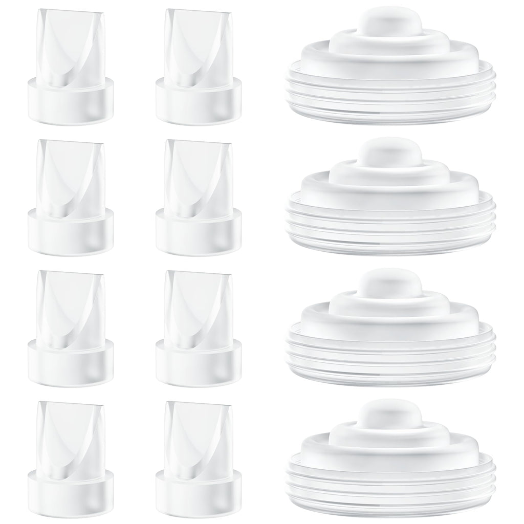 GOTOCUT 12 Pack Replacement Parts for Momcozy M5 Breast Pump, Replace to Mom Cozy M5 Duckbill Valve Diaphgram, Breastfeeding Essential Accessories