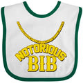 inktastic Notorious Bib Baby Bib White and Green 1c5d1