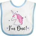 inktastic 1st Birthday Unicorn Baby Bib