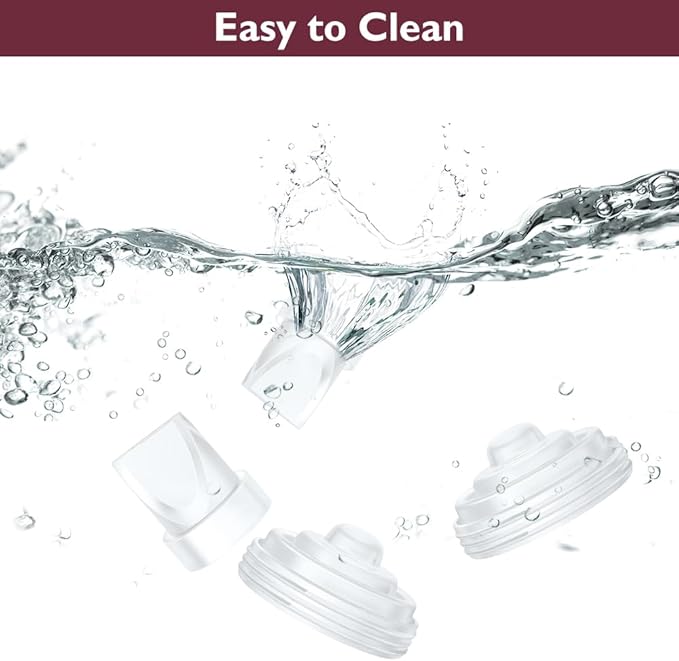 2PCS Duckbill Valves & 2PCS Diaphragm Compatible with Momcozy M5 Wearable Breast Pump, Replacement Pump Parts Accessories Compatible for M5 Momcozy, Not Original Mom Cozy Accessories