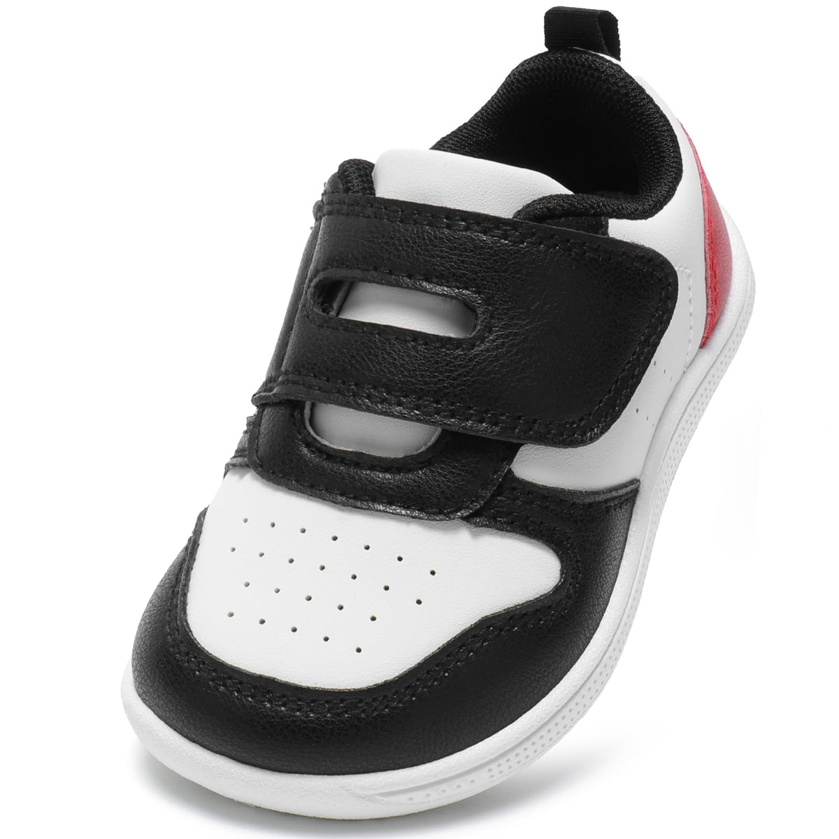 STQ KIDS Toddler Wide Toe Box Shoes First Walk Sneakers Pink Size 7
