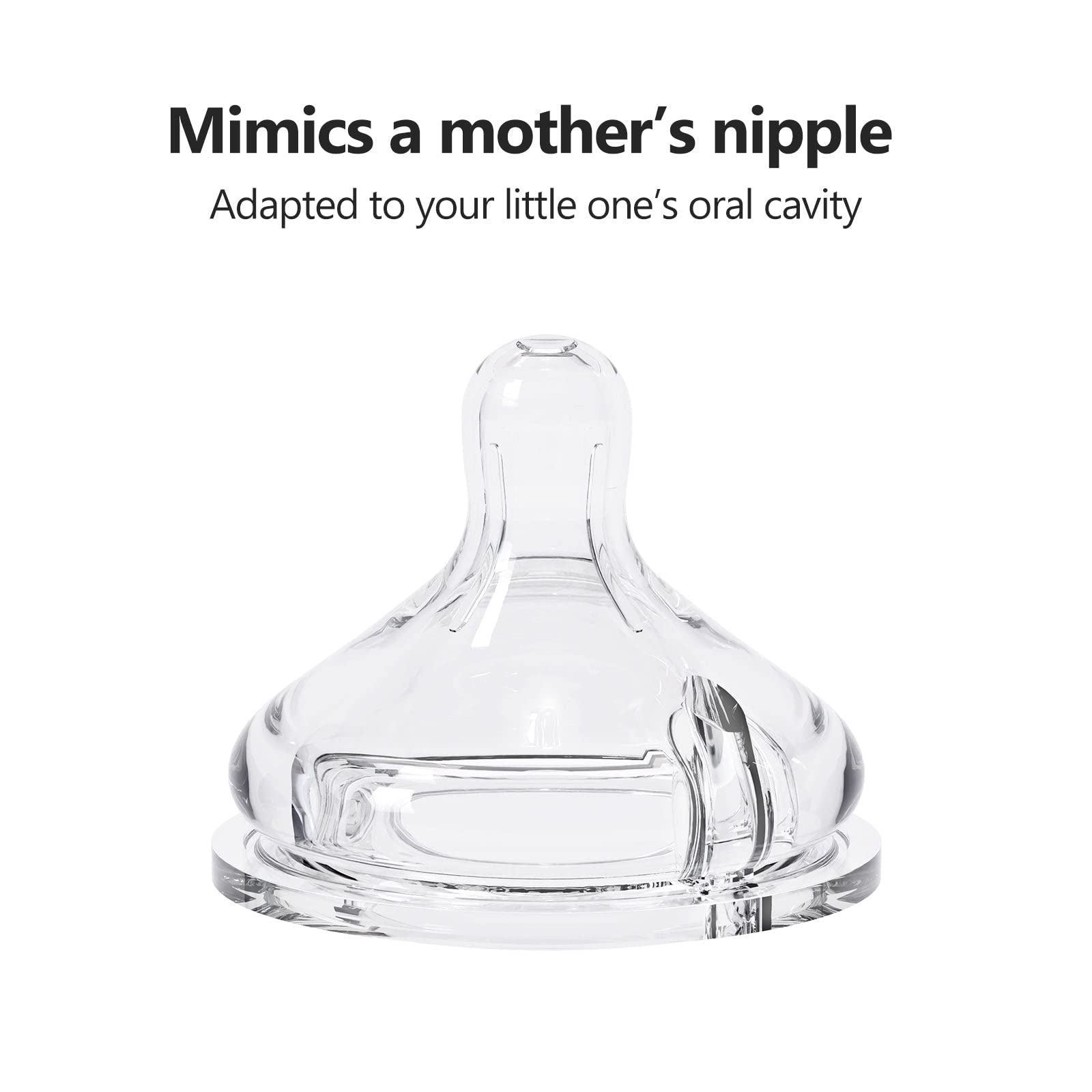 Yooforea Silicone Coated Glass Baby Bottle, 0M+ Slow Flow Nipple I Anti-Colic, Wide Neck, Stable Base I Medical-Grade Silicone Coating for Shatter Protection, BPA BPS PVC Free (2 Pack, 3 Ounce-Honey)