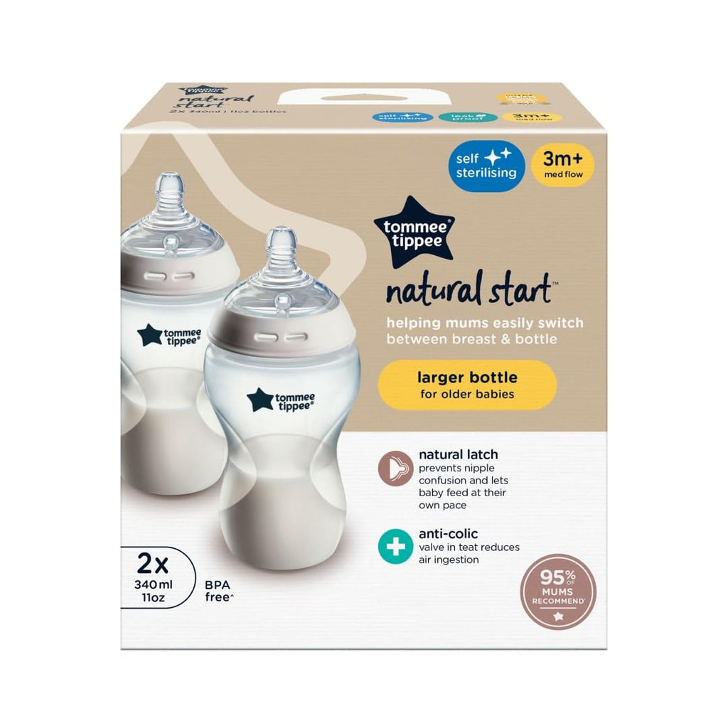 Tommee Tippee Baby Bottle 340 ml Pack to Choose from